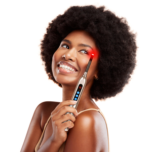 Venta caliente 9W Dispositivo de varita de terapia de luz roja pluma de terapia de luz facial LED infrarroja para herpes labial <span class=keywords><strong>oral</strong></span> y acné - Product Image 2