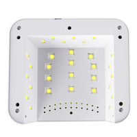 Lampe à ongles UV LED sans fil professionnelle, machine de durcissement rechargeable, fond en acier amovible, salon à domicile, vente en gros