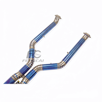 Tubos de Escape Intermedios de Alto Rendimiento de Aleación de Titanio Personalizados para BMW M5 G90 4.4T 2024+ OEM, Tubos de Escape Catback, Mejora de Potencia