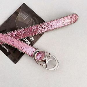 Cinturón Decorativo de Mezclilla para Mujer, Estilo Americano Y2K, Color Rosa, Versátil, Nuevo, de 105 cm de Largo - Product Image 4