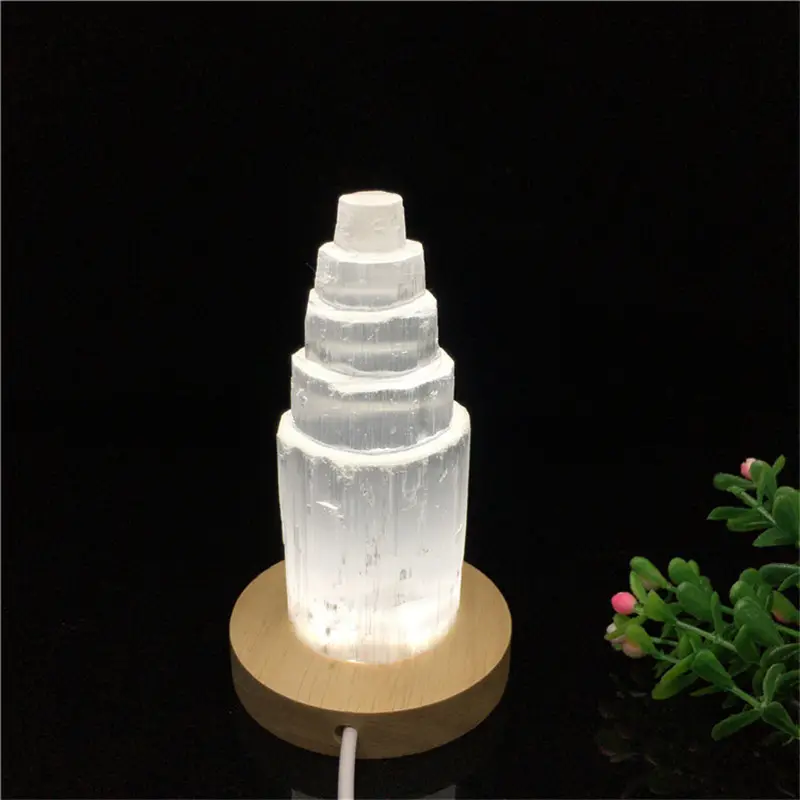 Natuurlijke Kristal Steen Tafellamp Luxe Hoge Kwaliteit Slaapkamer Nachtkastje Nachtlampje Decoratieve Crystal Selenite Wand Lampen