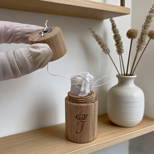 Fil dentaire biodégradable au charbon de bambou avec cire naturelle - OEM ODM Logo personnalisé pour adultes/enfants/femmes enceintes - Product Image 5