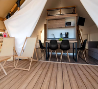 Resor Tenda Rumah Kayu Mewah untuk Berkemah di Alam Terbuka, Taman Ekologis, Perjalanan Mewah di Alam Liar, Homestay Hotel Model B32