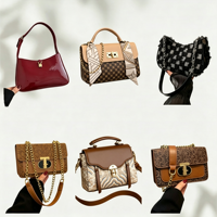 Sacs à main d'occasion tendance 2025 en gros, sacs à bandoulière, vêtements d'occasion pour femmes, sacs pour femmes assortis
