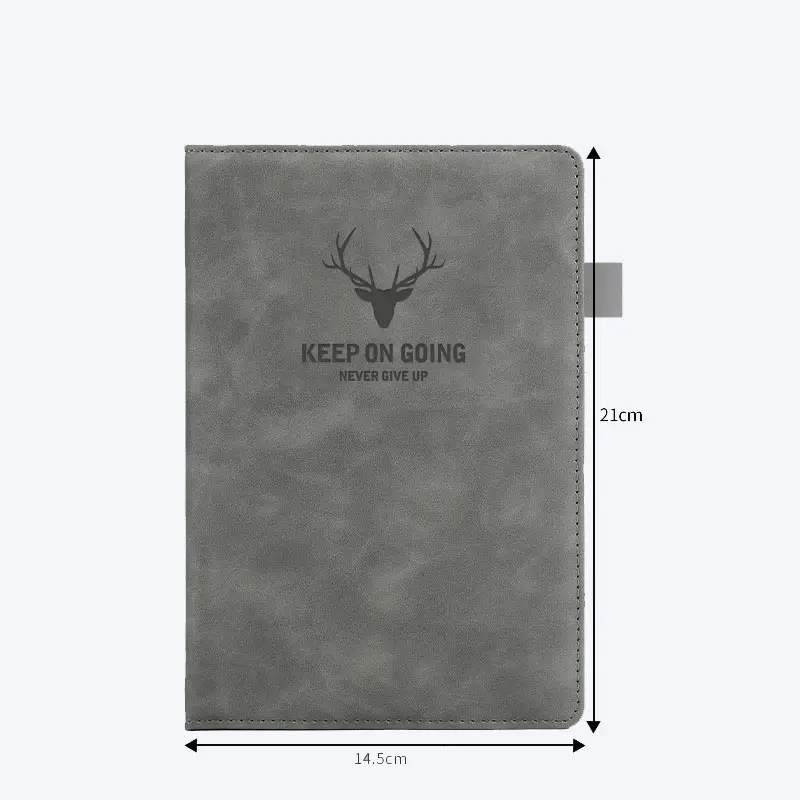 Hot Sale A5 Op Maat Lederen Hardcover Fantasy Journal Blocnote Gladde Schoolbenodigdheden Groothandel Schrijf Notebook