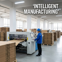 Cartons d'emballage en kraft ondulé OEM, gaufrage, cartons pliables, boîtes en papier personnalisables pour l'électronique, les vêtements, la vente au détail en ligne