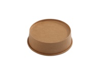 Bol en papier kraft personnalisé, écologique, compostable, de qualité alimentaire, avec couvercle, pour salade, déjeuner, à emporter, pour fêtes, vente en gros usine
