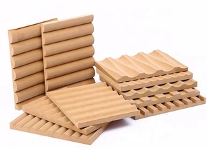 Surround sò mồi cong rãnh <span class=keywords><strong>MDF</strong></span> sóng tường Bảng điều khiển trang trí/rãnh <span class=keywords><strong>MDF</strong></span> vòng/linh hoạt sáo <span class=keywords><strong>MDF</strong></span> - Product Image 3