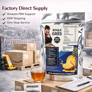 Poudre Minceur Bio : Soutien à la Taille Affinée avec Probiotiques, Oméga 3, Faible en Calories, Zéro Cholestérol, Riche en Fibres Alimentaires - Product Image 4