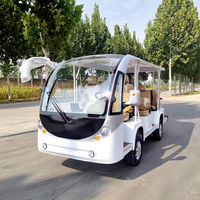 Nouvel Autobus Électrique Tout-Terrain 4x4 Économique, Mini Navette Urbaine, Bus Touristique, Voiturette de Golf de Luxe, Conduite à Droite, Caiteng 20 Places