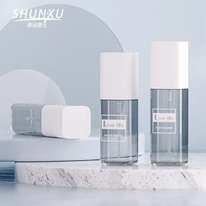 Tùy Chỉnh Vuông <span class=keywords><strong>80Ml</strong></span> 100Ml 120Ml Chăm Sóc Da Rõ Ràng Matte Mist Spray Chai Cơ Thể Nhỏ Khuôn Mặt Mỹ Phẩm Bơm <span class=keywords><strong>Lotion</strong></span> Bọt Chai Nhựa - Product Image 2