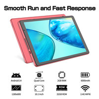 Tablette Android PRITOM D10A 10'' A133 Quad Core 1080P, RAM 4 Go, ROM 32 Go, WIFI, certifiée GMS