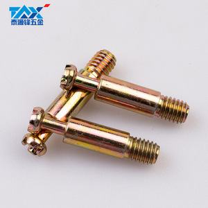 TAX Three In One Connector M6X31 Color Plated Steel Furniture Wardrobe <b>Hardware</b> Accessory - Product Image 2