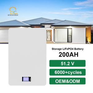 แบตเตอรี่ติดผนัง SOLAR Safe 51.2V 200ah 10kwh ลิเธียมแบบ Deep Cycle พร้อมระบบ BMS สำหรับสำรองไฟบ้าน BR-LFP-51.2/200 LCD - Product Image 3