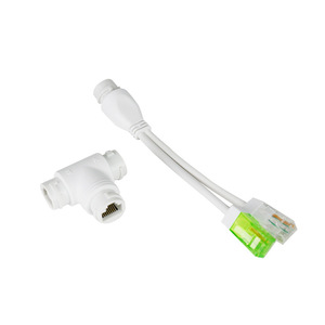 โมดูลจ่ายไฟ PoE Splitter 1 ต่อ 2 มาตรฐานกิกะบิตแบบแยกส่วนพร้อมอินเทอร์เฟซพอร์ตแบบอนุกรม DTE สีขาว - Product Image 4