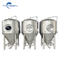 Cuves de Fermentation en Acier Inoxydable Tonsen 500L 1000L 2000L 3000L pour la Production Professionnelle de Bière