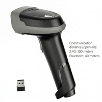 Escáner de Código de Barras Inalámbrico NORGEE N1100R 2D con Interfaz USB-COM, Escaneo de Códigos 1D/2D/QR, en Stock