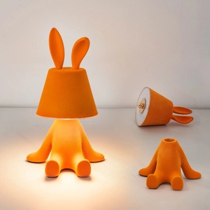 Ấm trắng sáng tạo động vật <span class=keywords><strong>LED</strong></span> Hiện Đại Đèn thỏ hình dạng Đèn bàn cho trong nhà - Product Image 4