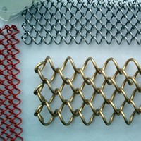 Rideau/Draperie en Maille Tressée en Acier Inoxydable Décoratif