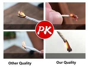 Suministro de fábrica 1mm-10mm Cordón de algodón 100% Cordón de macramé de algodón natural - Product Image 6