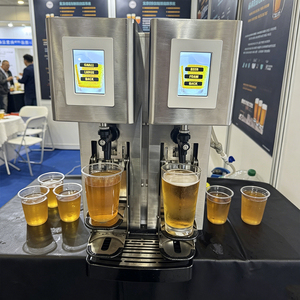 Dispensador de Cerveza Comercial de Doble Grifo con Pantalla Táctil, Acero Inoxidable 304 de Grado Alimenticio, Dispensador Automático de Cerveza para Pubs - Product Image 2