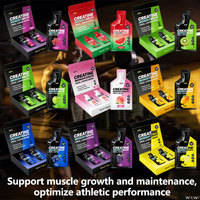 Creatina Líquida Oral con Sabor a Uva, Absorción Rápida, para Aumentar la Fuerza Muscular, Pre-Entrenamiento, Venta al Por Mayor, OEM, Marca Privada