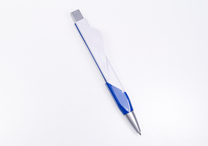 Nouveau stylo à bille pliable en plastique blanc promotionnel et créatif, cadeau de papeterie pour étudiants, stylo personnalisé - Product Image 4