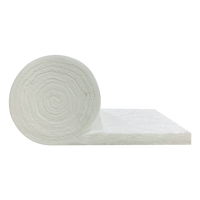 Laine de verre blanche ASTM C1104 US sans formaldéhyde, écologique, en rouleau, R25, 8'', pour isolation des murs de bâtiments métalliques