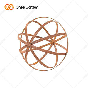 Artisanat rouillé, décoration d'intérieur, ornements de jardin, foyers en métal pour jardin, oxydation naturelle, 3-5 mm - Product Image 4
