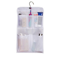 Sac de rangement pour la douche, enroulable et suspendable comme un sac de salle de bain