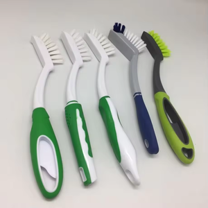 Brosse <span class=keywords><strong>de</strong></span> nettoyage multi-usages en fibre plastique, durable, pour la vaisselle, les casseroles, les éviers, les espaces étroits <span class=keywords><strong>de</strong></span> la <span class=keywords><strong>salle</strong></span> <span class=keywords><strong>de</strong></span> <span class=keywords><strong>bain</strong></span> – Offre spéciale - Product Image 6