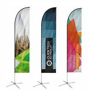 Bandiera da Spiaggia Personalizzata con Logo, <span class=keywords><strong>Stampa</strong></span> Fronte-Retro, <span class=keywords><strong>Banner</strong></span> per Esterni in Varie Forme e Design, Vendita Diretta dalla Fabbrica - Product Image 3