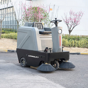 Everlift Ride on <b>Floor</b> Sweeper Machine 1250mm <b>Cleaning</b> Width 6800㎡ H High Efficiency for Warehouse Factory - Product Image 4
