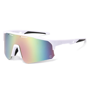 Outdoor Cycling Sunglasses PC <b>Frame</b> Polarized UV400 Windproof Sports Eyewear Unisex <b>Large</b> <b>Frame</b> Type 3 Sunshades - Product Image 4