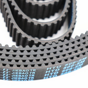 Courroie de distribution synchrone JIEBAO HTD245-5M à faible vibration et bonne flexibilité pour équipements de traitement automatisés - Product Image 2