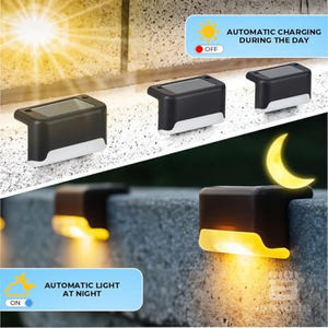 Lampes solaires pour terrasse, étanches, LED, pour extérieur, maison, jardin, mur, garde-corps, escalier, clôture, cour, patio, décoration - Product Image 5