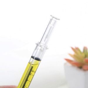 Hot Selling Creative Syringe Shaped Plastic Ballpoint <b>Pen</b> Customizable Logo Advertising <b>Pens</b> for Students and Children - Product Image 3