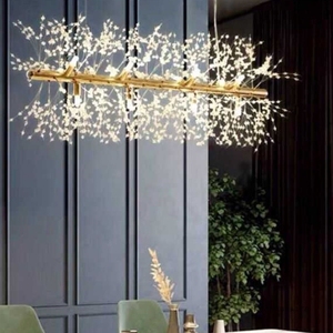 Lustre de salon en cristal de luxe léger Dandelion, design moderne et tendance, idéal pour chambre, salle à manger, style artistique nordique - Product Image 1