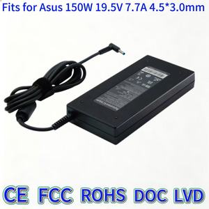 Adaptador de Corriente de 150W 19.5V 7.7A con Punta Azul Compatible con HP <span class=keywords><strong>OMEN</strong></span> 6, Pavilion Gaming 6, ZBOOK 15 G8, TPN-194, Portátil de Alta Potencia - Product Image 2
