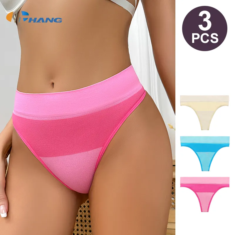 3 pz/pacco mutandine senza cuciture da donna intimo a vita bassa mutandine elastiche in poliammide pantaloni a vita bassa mutandine da donna Sexy perizoma