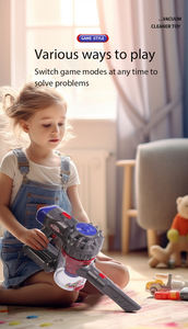 Vente chaude semblant de jouer ensemble d'appareils ménagers enfants jouets de nettoyage drôles 3 en 1 Simulation <span class=keywords><strong>aspirateur</strong></span> pour enfants d'âge préscolaire - Product Image 4