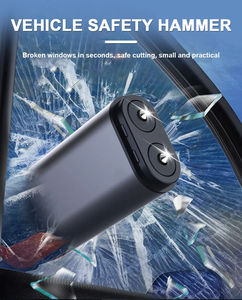 Martillo de Seguridad Manual Plegable Multifuncional para Automóvil, Rompe Cristales de Emergencia, Cortador de Cinturón de Seguridad - Product Image 2