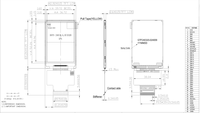Écran TFT-LCD IPS A-Si de 2,4 pouces robuste et personnalisé par le fabricant, avec une structure de protection et une résistance élevée aux charges électrostatiques, pour usage industriel