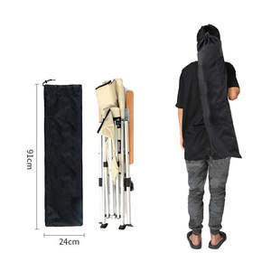 Silla Plegable Reclinable para Exteriores, Portátil, para Camping y Picnic, con Respaldo Ajustable y Ligero, Venta al Por Mayor Directo de Fábrica - Product Image 3