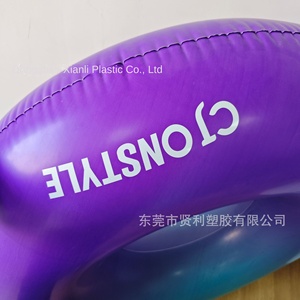 Fabricants anneaux de natation gonflables personnalisés grands et épais été plage <span class=keywords><strong>piscine</strong></span> anneau flottant PVC couleur bonbon bouée de sauvetage - Product Image 4