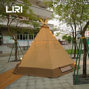 Tienda <span class=keywords><strong>de</strong></span> Campaña Tipi <span class=keywords><strong>de</strong></span> <span class=keywords><strong>Madera</strong></span> <span class=keywords><strong>de</strong></span> Lujo <span class=keywords><strong>para</strong></span> Acampar al Aire Libre, Mini Tipi Glamping, Tienda <span class=keywords><strong>de</strong></span> Campaña Tipo Teepee en Venta - Product Image 4