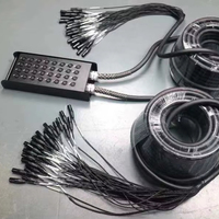 32 canaux 2 câble principal rouleau boîte de scène câble Dmx Audio De Y Power Snake XLR câble mâle à femelle Multi Microphone