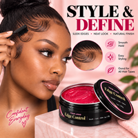 Gel Coiffant Fixation Forte pour Bords Parfaits, Cheveux de Bébé, Tresses et Coiffures Lisses