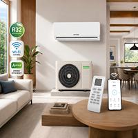 Aire Acondicionado Split de Pared con Certificación CE EU R32 Inverter 18000 BTU Clase A++ Ahorro de Energía para Uso Doméstico y Hotelero
