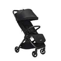 Poussette bébé portable basse quantité minimale de commande légère avec dossier réglable Buggy compact pliable à une main pour les nouveau-nés de 0 à 3 ans